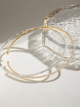 Stainless Steel Inlaid Zircon Necklace - Trendsi - Flyclothing LLC