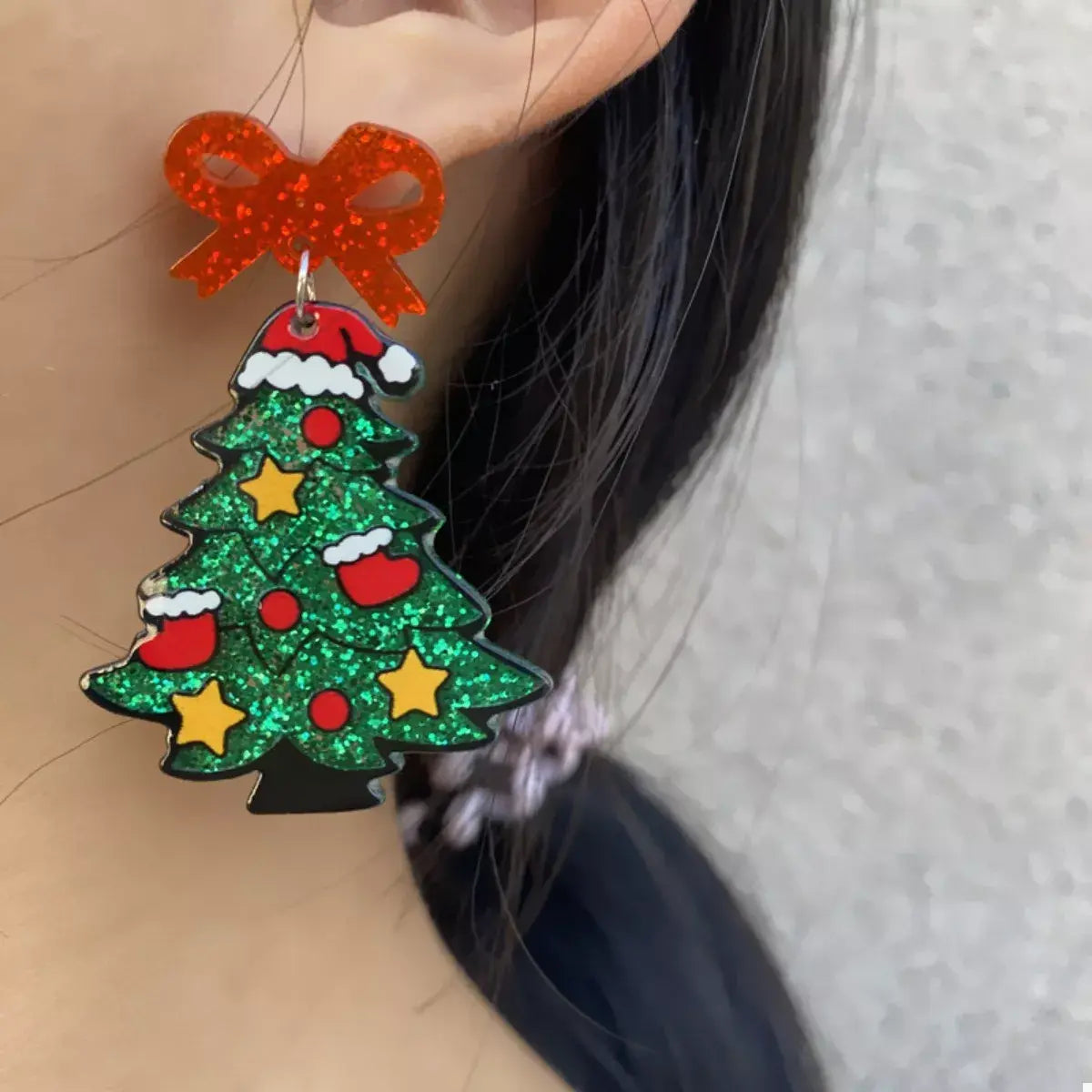 Christmas Dangle Earrings - Trendsi - Flyclothing LLC