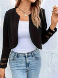 Open Front Long Sleeve Jacket - Trendsi