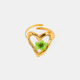 Stainless Steel Eternal Flower Ring - Trendsi