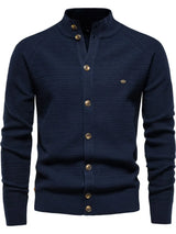 Men's Button Down Long Sleeve Cardigan - Trendsi - Flyclothing LLC