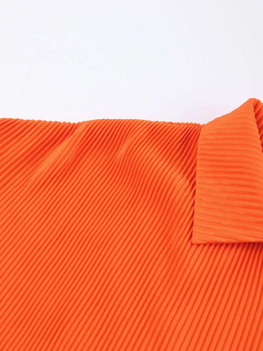 Button Up Long Sleeve Top and Pants Set - Trendsi - Flyclothing LLC