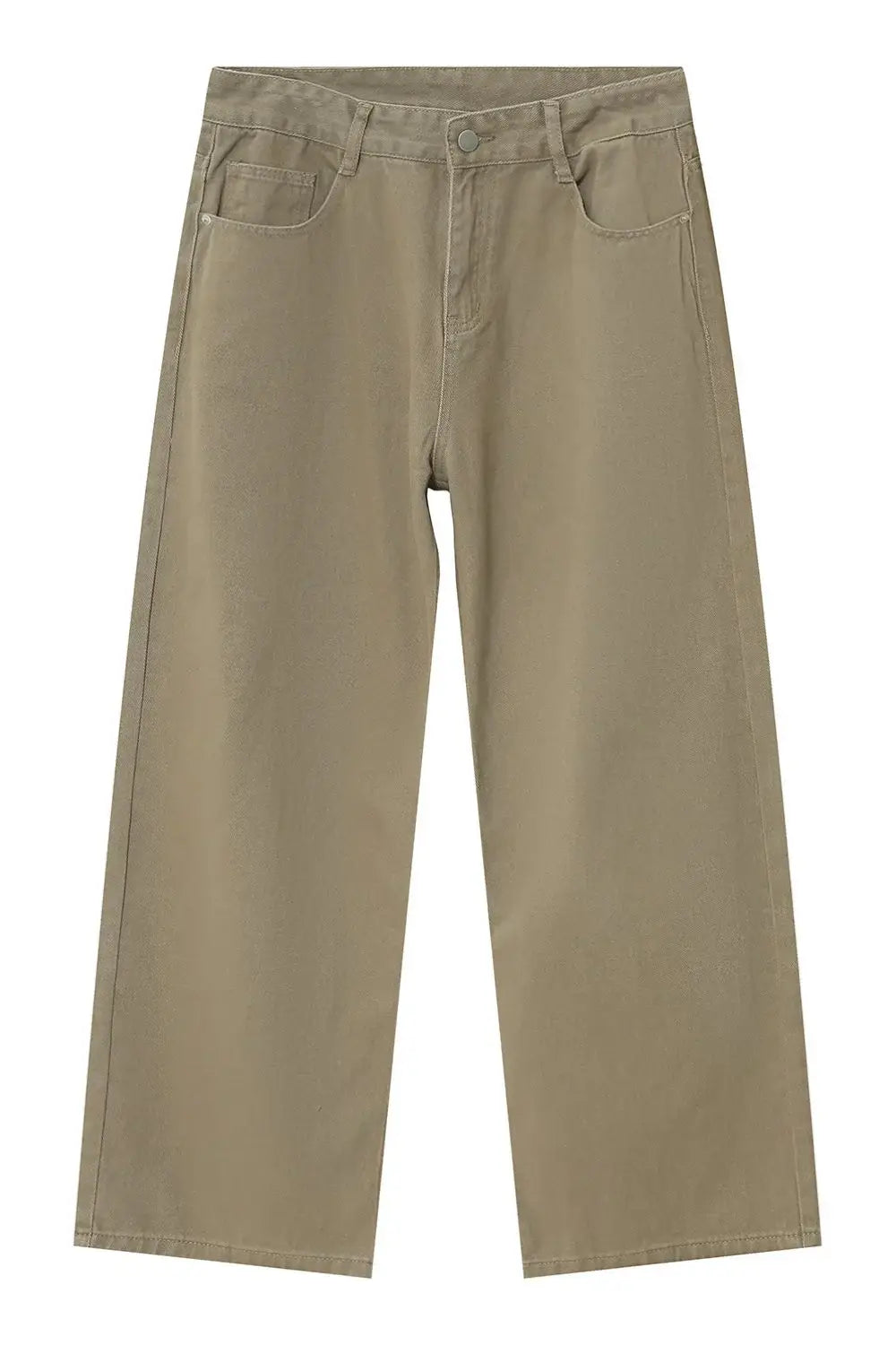 Pocketed Wide Leg Men's Jeans - Trendsi - Flyclothing LLC