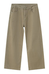 Pocketed Wide Leg Men's Jeans - Trendsi - Flyclothing LLC