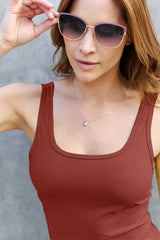 Basic Bae Full Size Square Neck Wide Strap Tank - Trendsi - Flyclothing LLC