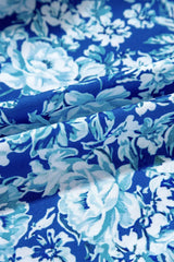 Floral Puff Sleeve Babydoll Mini Dress - Trendsi - Flyclothing LLC