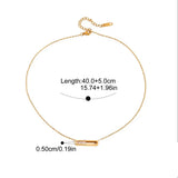 18K Gold-Plated Pendant Necklace - Trendsi - Flyclothing LLC