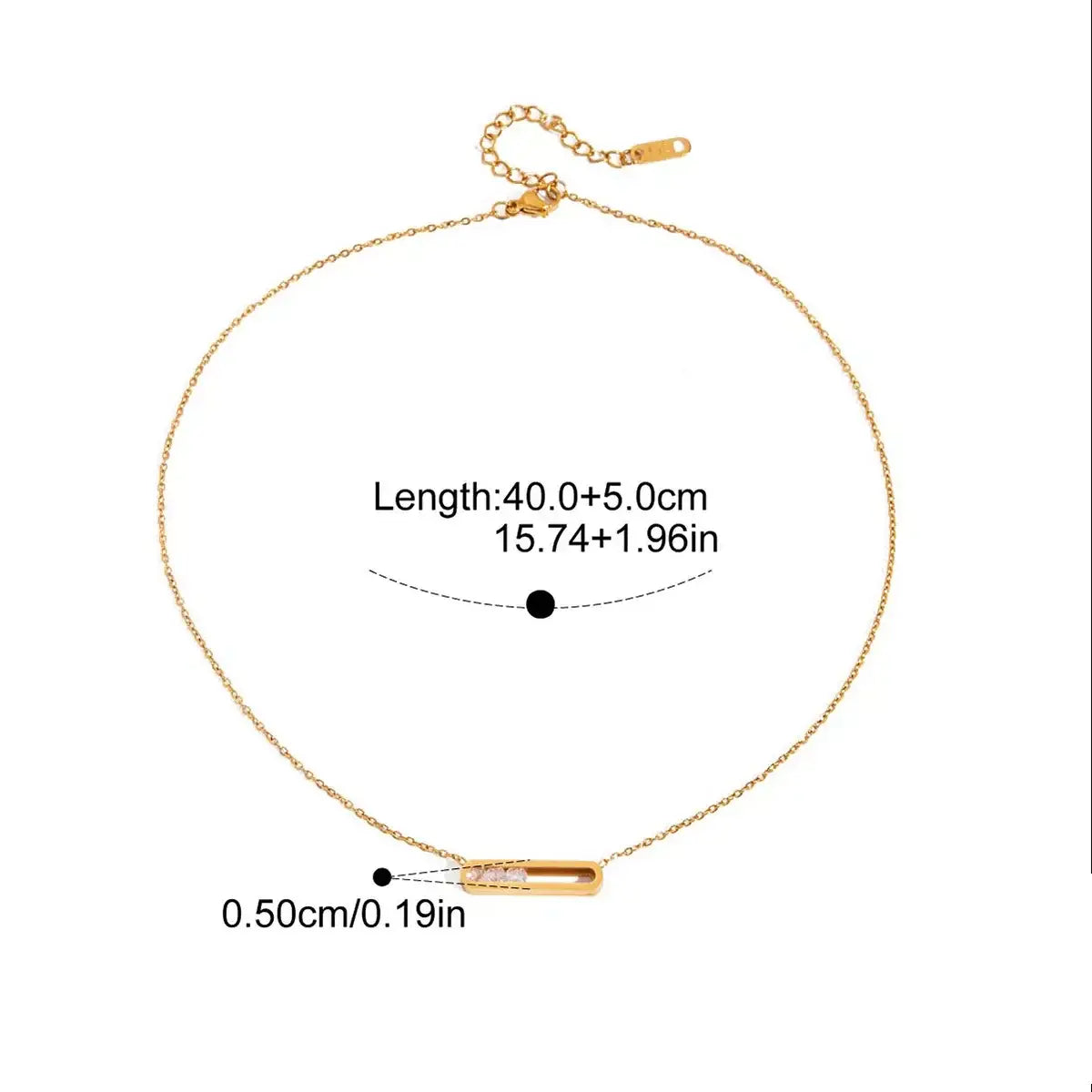 18K Gold-Plated Pendant Necklace - Trendsi - Flyclothing LLC