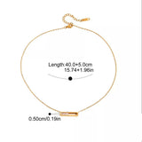 18K Gold-Plated Pendant Necklace - Trendsi - Flyclothing LLC