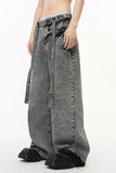 Wide Leg Jeans with Pockets - Trendsi