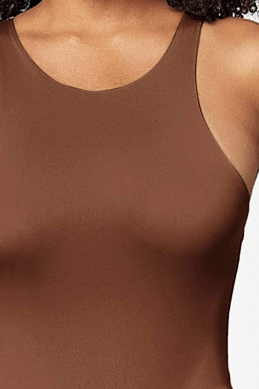 Full Size Round Neck Wide Strap Bodysuit - Trendsi - Flyclothing LLC