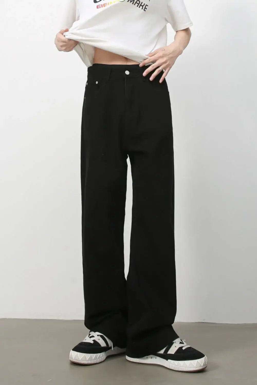 Men's Baggy Jeans with Pockets - Trendsi - Flyclothing LLC