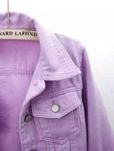 Full Size Cropped Denim Jacket Plus Size - Trendsi - Flyclothing LLC