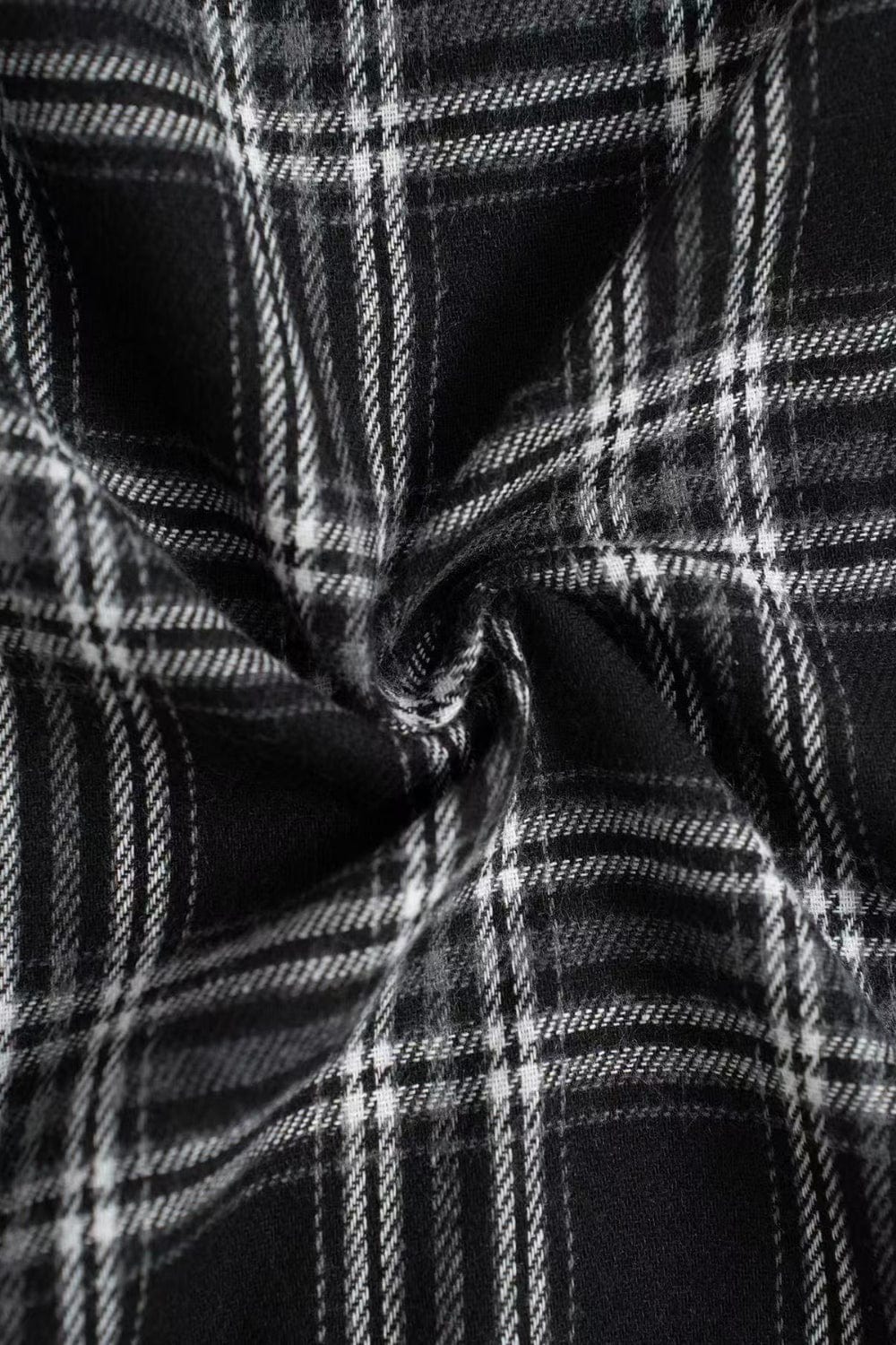 Plaid Wide Leg Pants - Trendsi