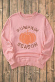 Graphic Round Neck Long Sleeve Sweatshirt - Trendsi - Flyclothing LLC