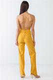 Doreli Group Backless Tied Spaghetti Strap Sleeveless Jumpsuit - Trendsi