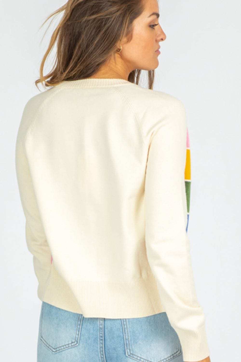 Contrast Button Down Long Sleeve Cardigan - Trendsi - Flyclothing LLC