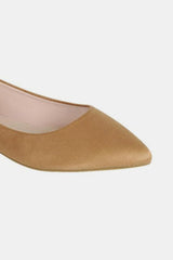 Forever Link Pointy Toe Slip On Flat Loafers - Trendsi