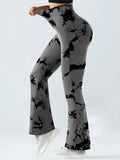Tie-Dye High Waist Active Leggings - Trendsi - Flyclothing LLC