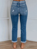Distressed Jeans with Pockets - Trendsi