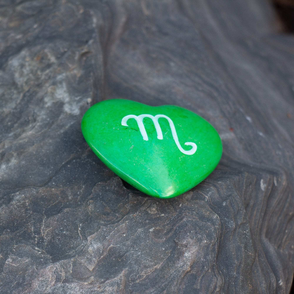 Zodiac Soapstone Hearts, Pack of 5: SCORPIO - SMOLArt - Flyclothing LLC