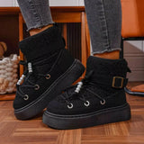 Lace Up Platform Boots - Trendsi - Flyclothing LLC