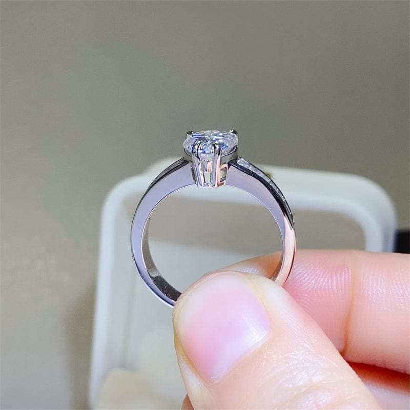 3 Carat Moissanite 925 Sterling Silver Ring - Trendsi - Flyclothing LLC