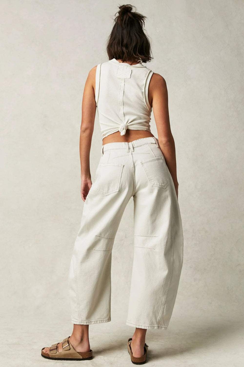 Wide Leg Jeans with Pockets - Trendsi - Flyclothing LLC