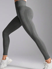 High Waist Active Leggings - Trendsi