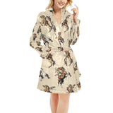 Baha Ranch Vintage Cowgirl Women's Bath Robe