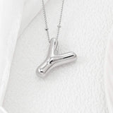 Copper Bubble Letter Pendant Necklace - Trendsi - Flyclothing LLC
