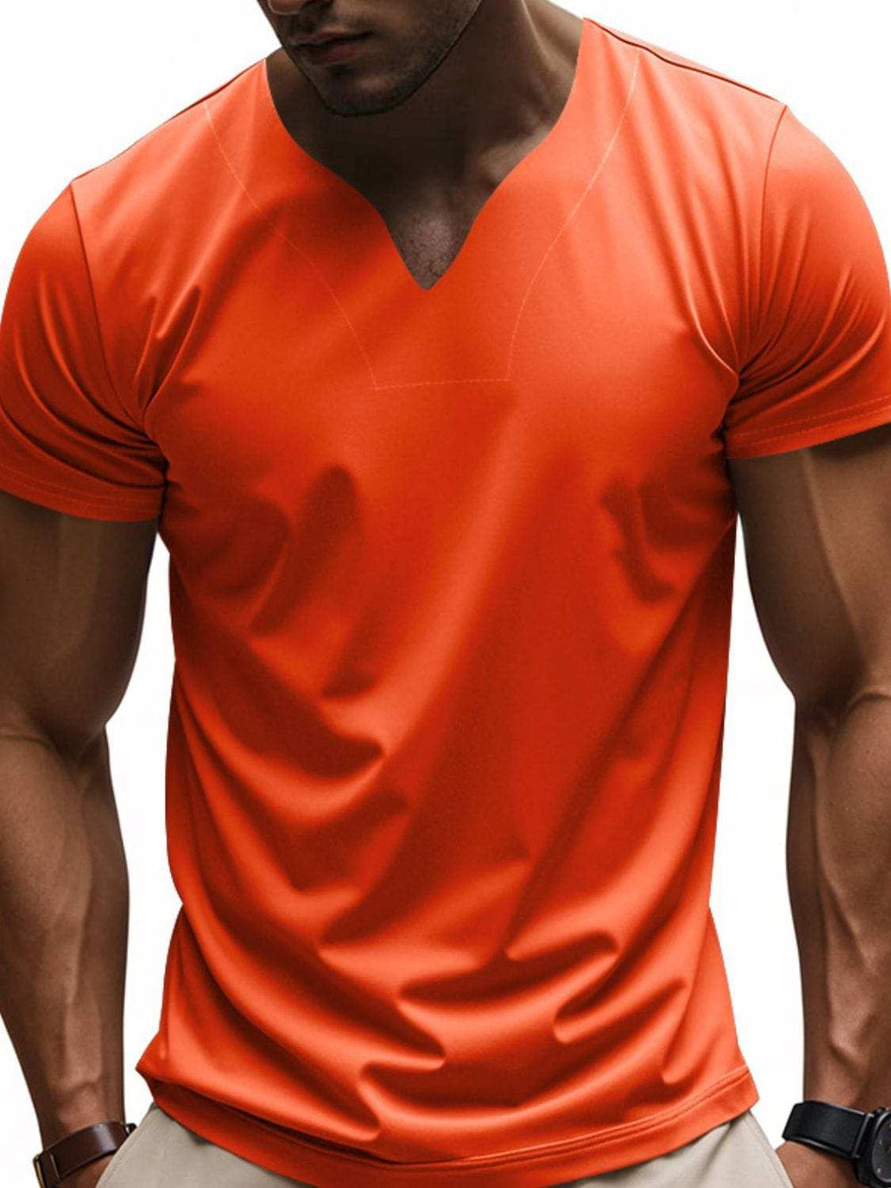 Men's Full Size Short Sleeve T-Shirt Plus Size - Trendsi - Flyclothing LLC