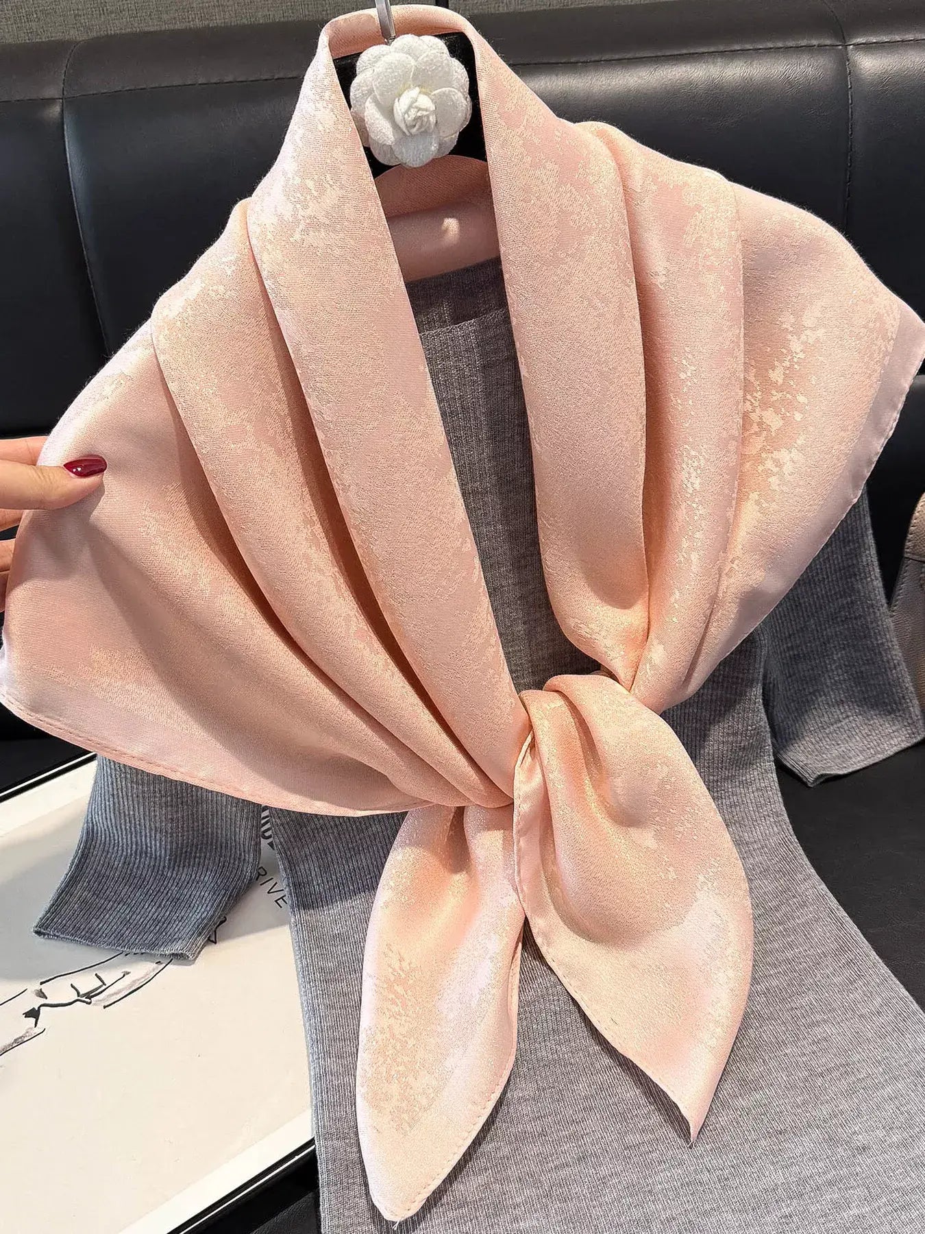 Lightweight Silk Scarf - Trendsi - Flyclothing LLC