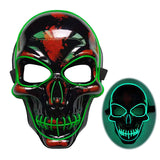 Halloween Skeleton Mask LED Glow Scary Mask - My Store - Flyclothing LLC