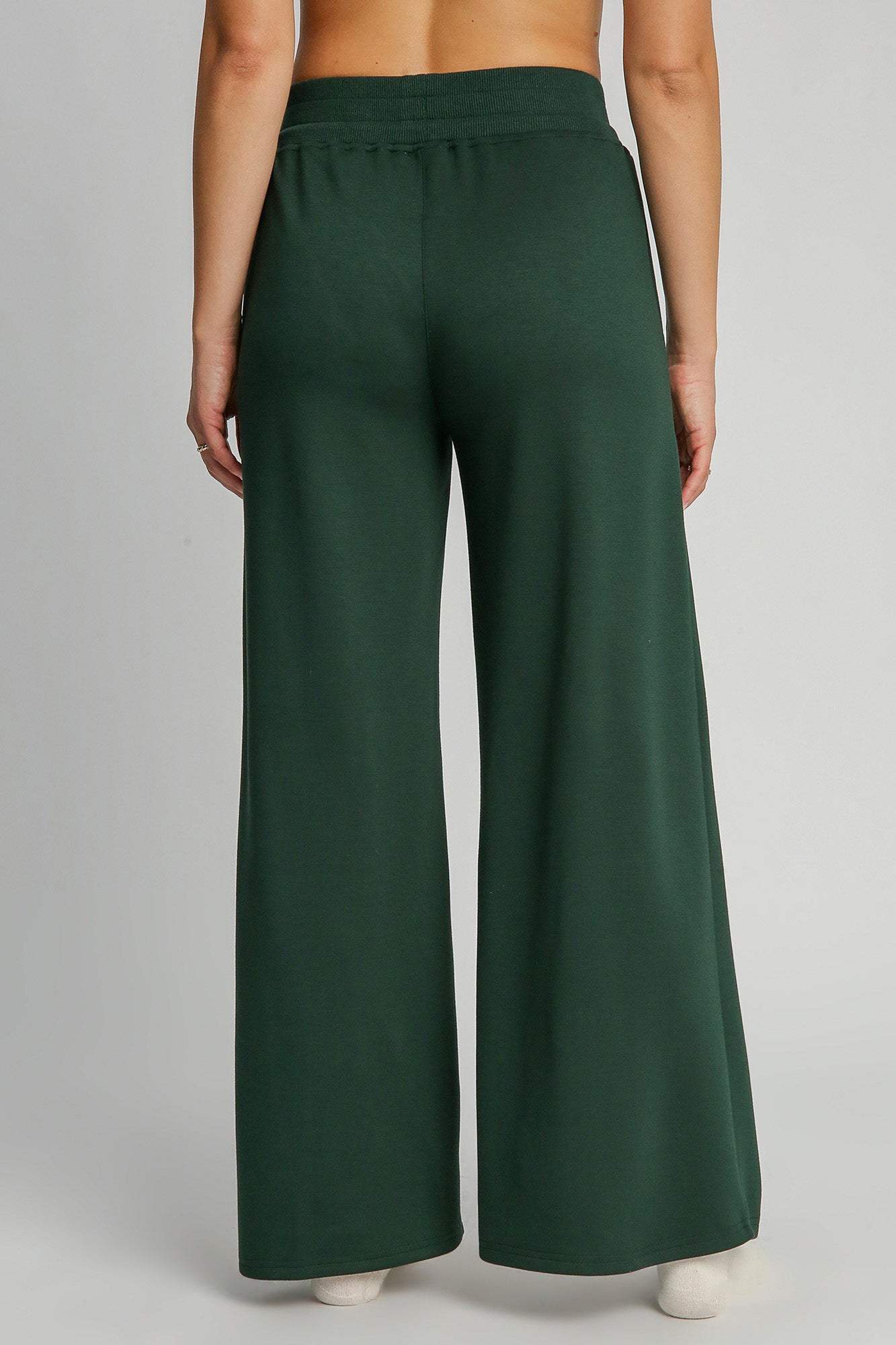 Umgee Full Size Drawstring Wide Leg Pants with Pockets - Trendsi - Flyclothing LLC