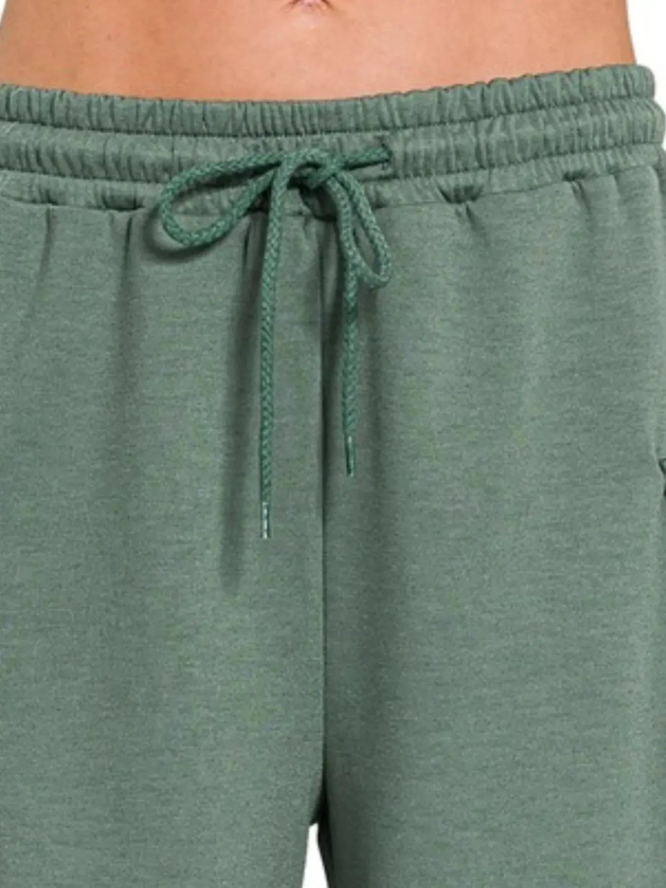 Zenana Scuba Thigh Pocket Shorts - Trendsi - Flyclothing LLC