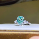 2 Carat 925 Sterling Silver Moissanite Ring - Trendsi - Flyclothing LLC