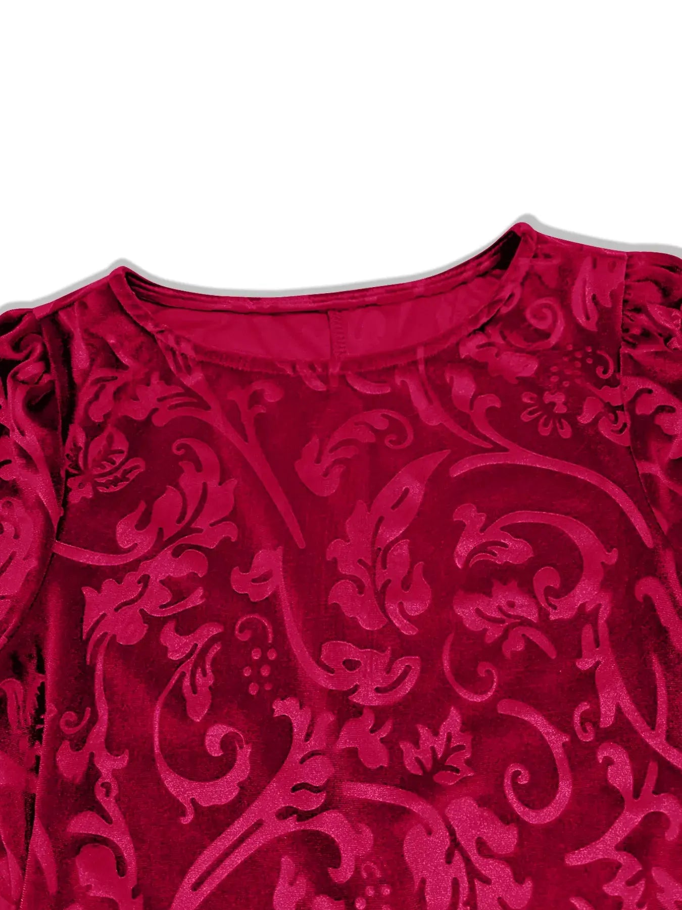 Velvet Floral Bodycon Mini Dress - Trendsi - Flyclothing LLC