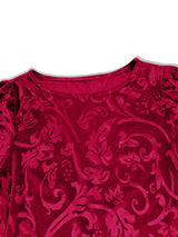 Velvet Floral Bodycon Mini Dress - Trendsi - Flyclothing LLC