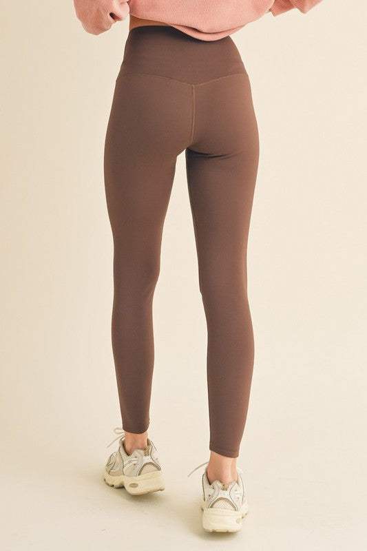 Yelete Full Size Fleece Lined High Waisted Leggings - Trendsi - Flyclothing LLC