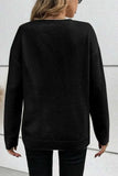 BOO Round Neck Long Sleeve Sweater - Trendsi - Flyclothing LLC