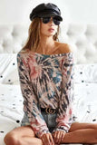 BiBi Tie Dye Terry Knit Terry Top - Trendsi - Flyclothing LLC