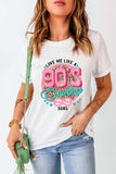Graphic Round Neck Short Sleeve T-Shirt - Trendsi - Flyclothing LLC
