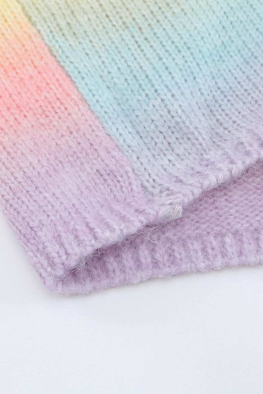 Gradient Open Front Drop Shoulder Cardigan - Trendsi - Flyclothing LLC