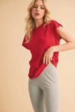 Aemi+Co Round Neck Short Sleeve T-Shirt - Trendsi