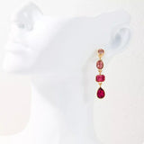18K Gold-Plated Drop Earrings - Trendsi - Flyclothing LLC