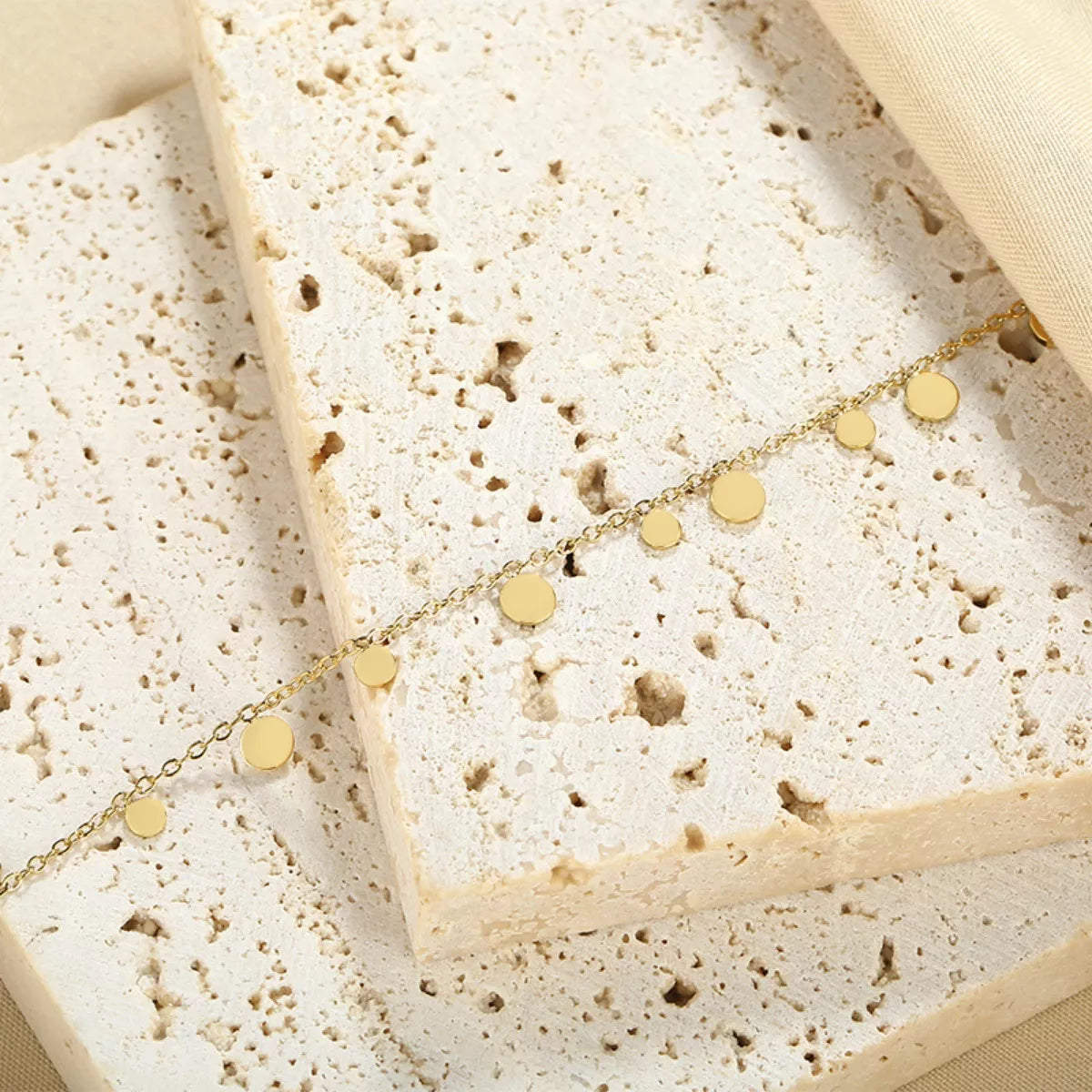 18K Gold-Plated Charm Bracelet - Trendsi - Flyclothing LLC