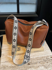 PU Leather Adjustable Strap Crossbody Bag - Trendsi