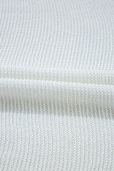 Side Slit Round Neck Knit Top - Trendsi - Flyclothing LLC