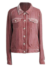Button Up Long Sleeve Jacket with Chest Pockets - Trendsi - Flyclothing LLC